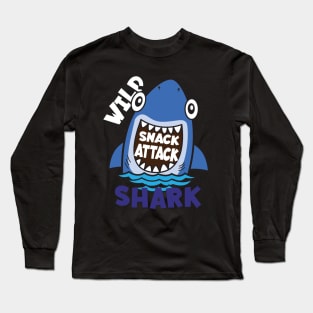 Shark Snack Attack Long Sleeve T-Shirt